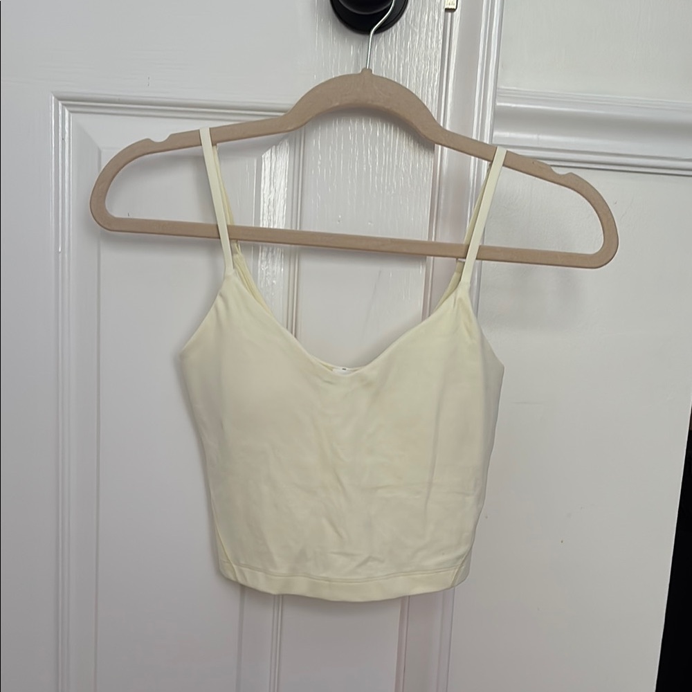 Lululemon Athletica Align Cropped Cami Tank Top - Sundance (light yellow)